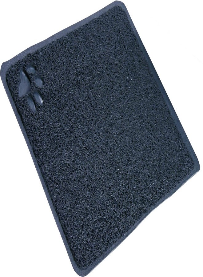 Trixie: - Cat Litter Tray Mat | Made with PVC, Non-Slip Base Helps Catch Litter Grains | Suitable for Ultra Litter | Can Also Be Used Underneath Feeding Bowls - Dark Grey (15 x 18 inches) - Image 4